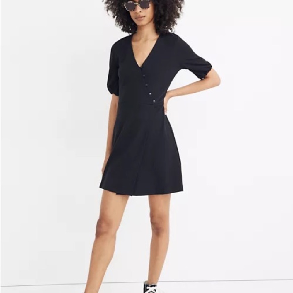 Madewell Cross Front button dress